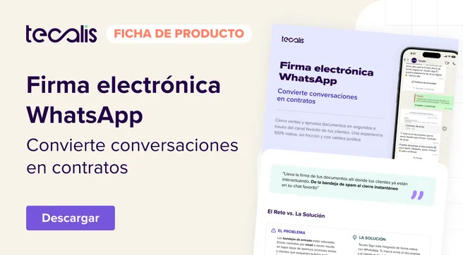 Firma Electrónica por WhatsApp