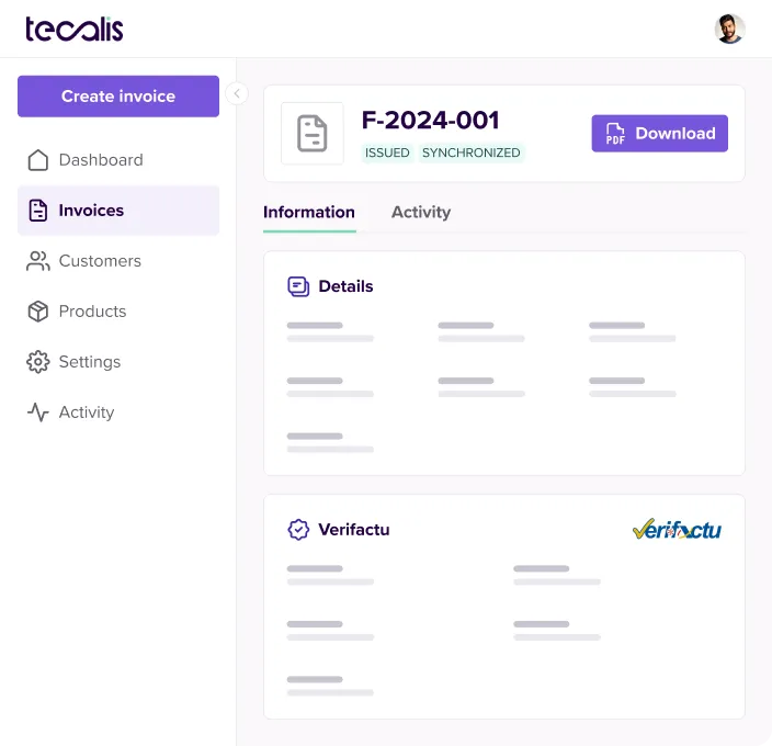 Create and issue e-invoices