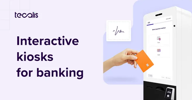 Interactive kiosk for banking blogpost header