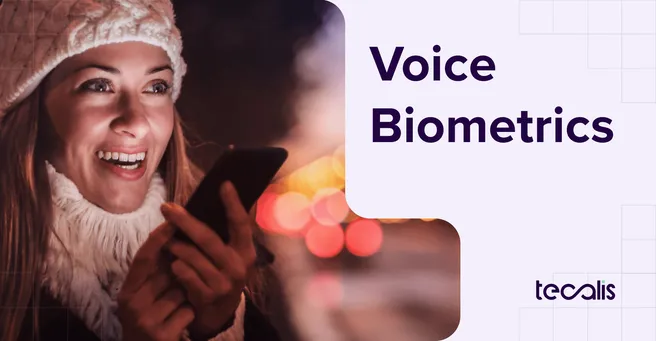 Woman sending a voicemail