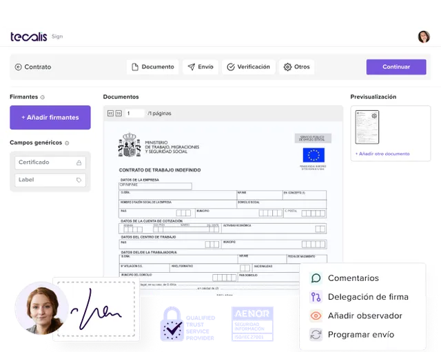 Comparativa competidores Tecalis