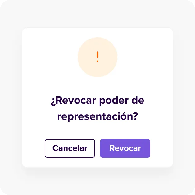 Dashboard de control y revocación