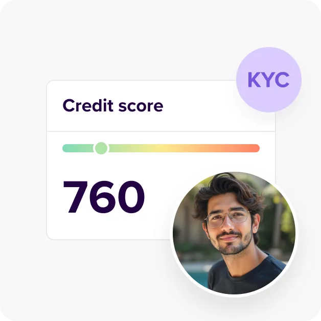 100% integrated into your standard KYC onboarding process