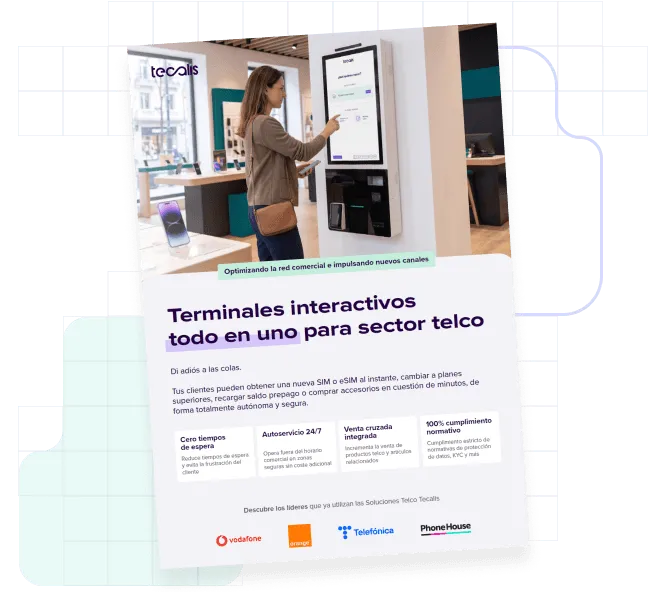 Terminales interactivos para telcos: Optimizando la red comercial