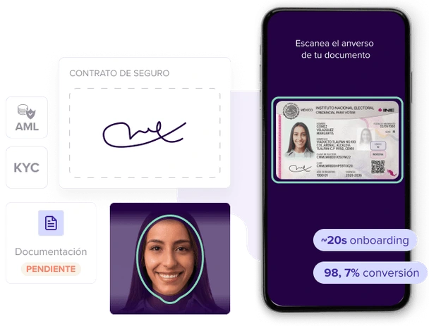 Onboarding y contratación digital para el sector seguros