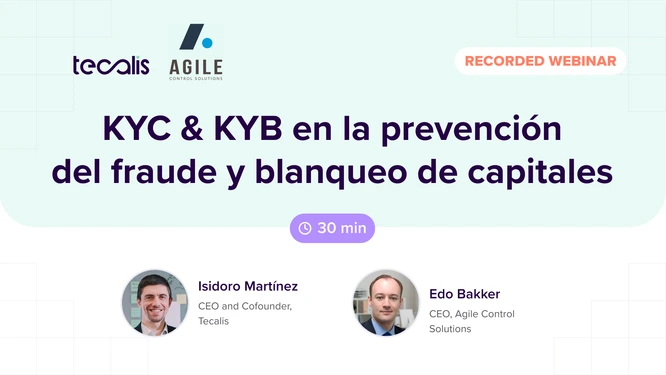 Webinar: KYC & KYB en la prevención del fraude y el blanqueo de capitales