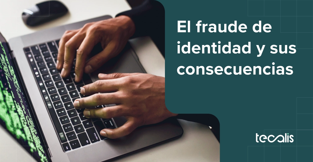 Persona previniendo fraude de identidad con ordenador