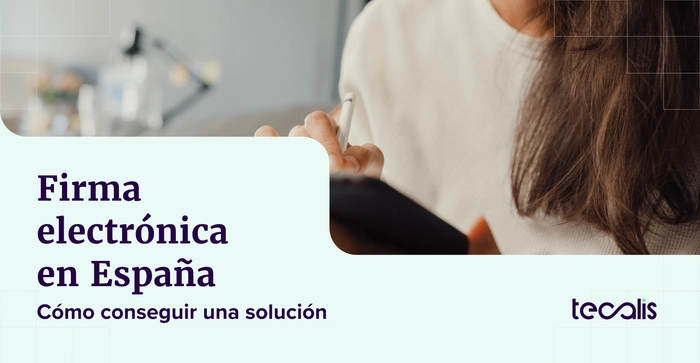 Firma electrónica en España.