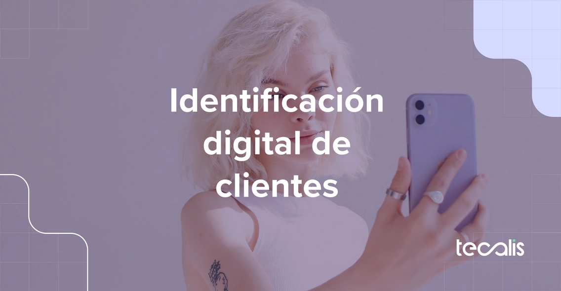 Cliente haciendo identificación digital