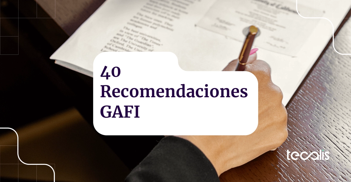 Documentos con recomendaciones GAFI