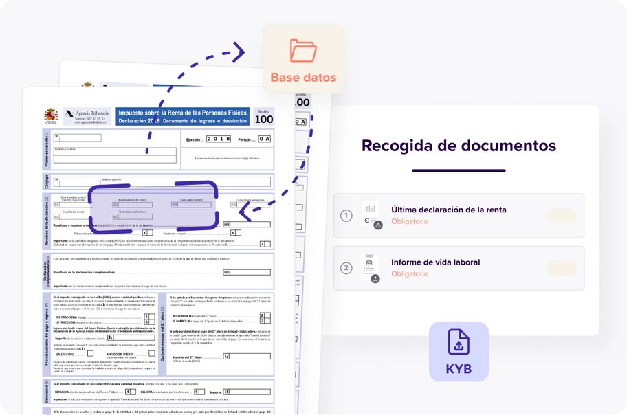 recogida de documentos