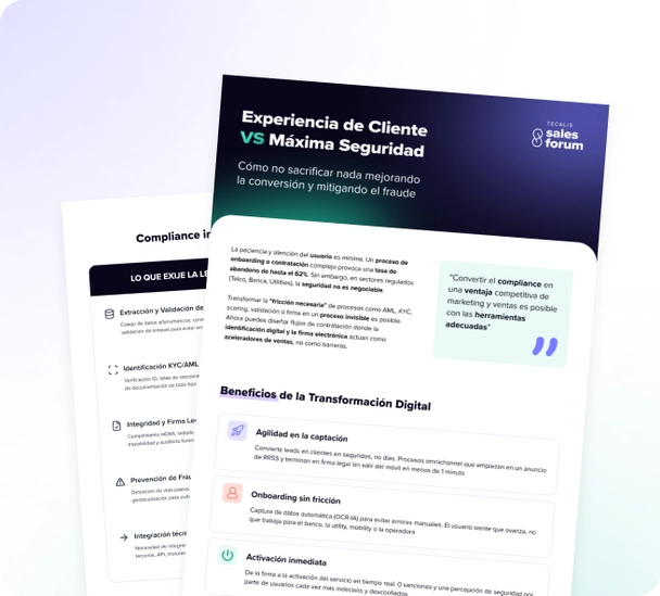 Experiencia de cliente vs Seguridad - 2pager