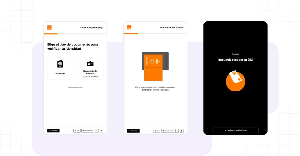Tecalis Kiosks orange españa 