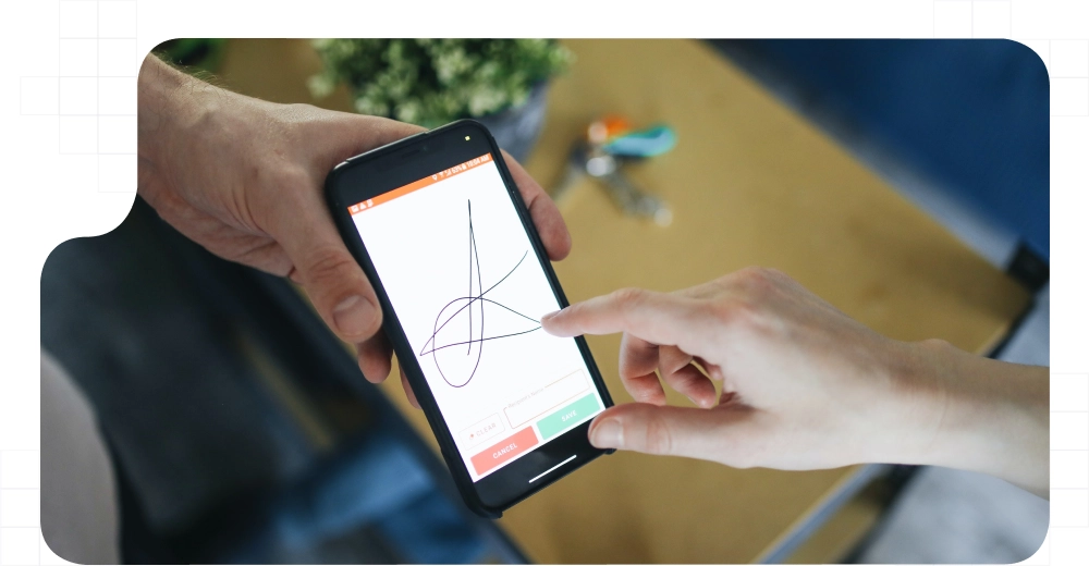 Firma Digital en un móvil
