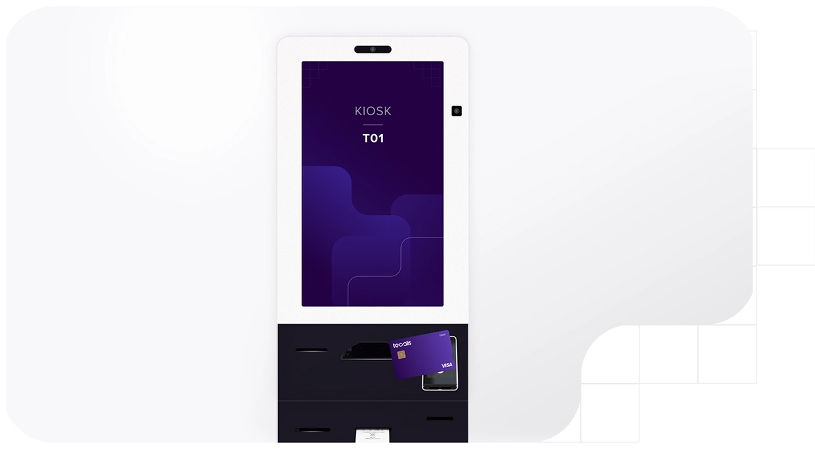 Kiosco autoservicio para banca con KYC incluido