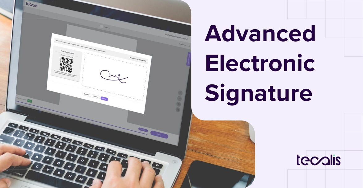 Signing a doc in a laptop