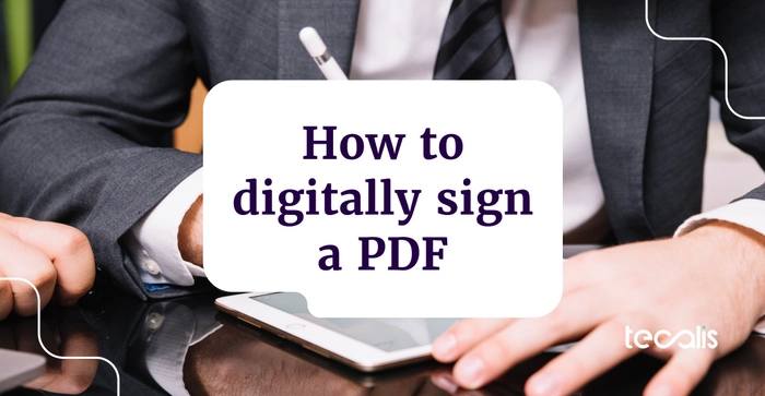 how to digitally sign a pdf