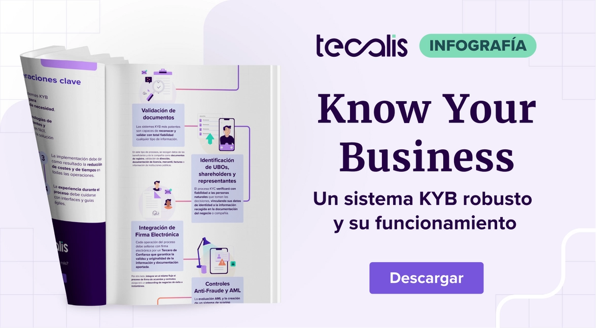 Infografía sobre KYB