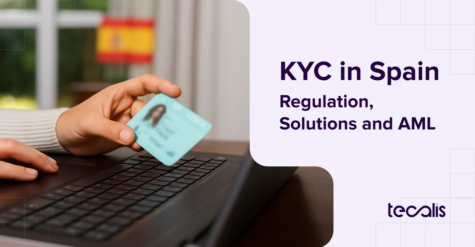 Person in Spain doing a KYC process