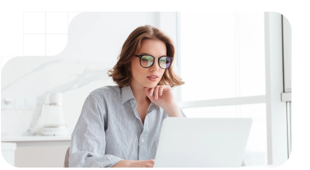 Signing a document with a laptop