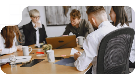 Board of directors meeting to review corporate documents and verify the UBO structure.